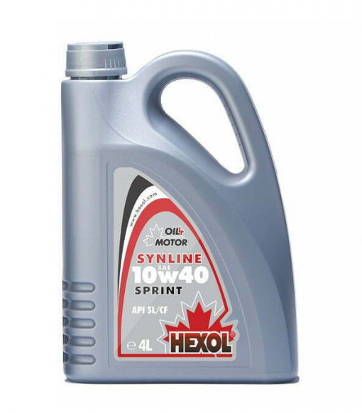 Ulei sintetic SAE 10W40 HEXOL SYNLINE SPRINT flacon 4 Litri - HEXOL-100042-m2