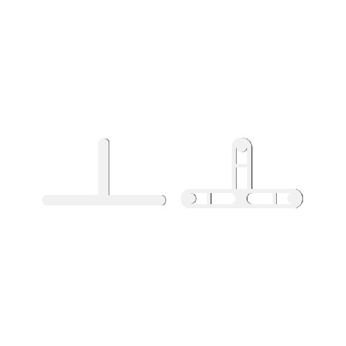 Distantieri T pentru placi de gresie, faianta si placi, rost 1.6mm, 250buc - BIHUI-TSTN250