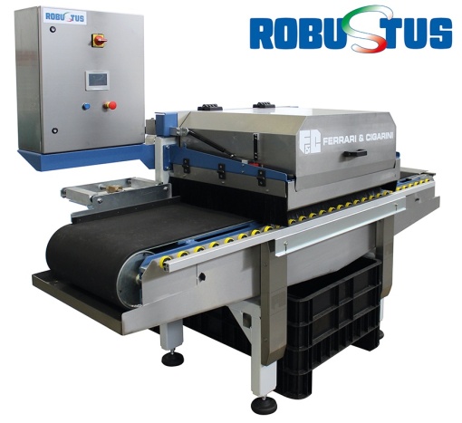 Masina de taiat profesionala TMX 650/2 ROBUSTUS - 2 capete cu 6x disc 300mm, grosime max. 30mm - Ferrari&Cigarini