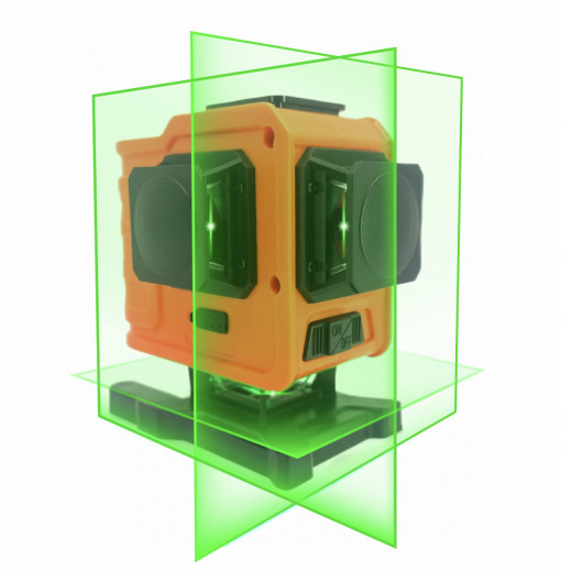 Nivela Laser Verde 3D multilinie 3x360°, 15m, Li-Ion, 3D - CNO-LF.3D
