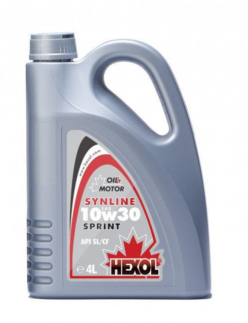 Ulei sintetic SAE 10W30 HEXOL SYNLINE SPRINT flacon 4 Litri - HEXOL-100035-m2