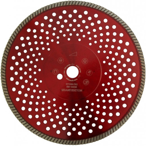 Disc DiamantatExpert pt. Granit & Piatra - Turbo 300mm Super Premium - DXDH.2677.300