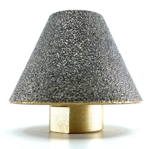 Freza diamantata conica pt. rectificari in placi ceramice, piatra 20-48mm - DXDY.FCON.20-48