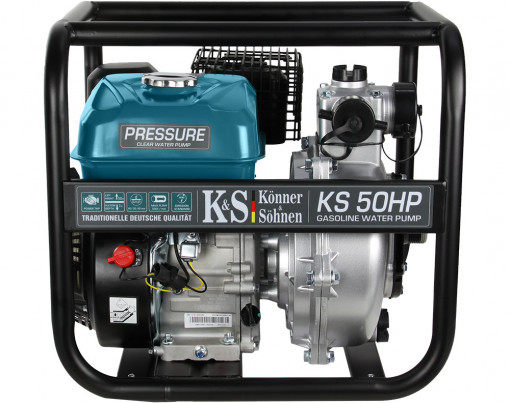 Motopompa apa curata de mare presiune 2" - 500 l / min - Konner & Sohnen - KS-50HP