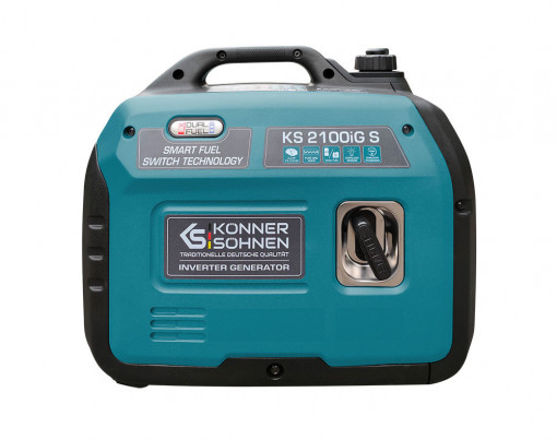 Generator de curent 2.0 kW inverter - HIBRID (GPL + benzina) - insonorizat - Konner & Sohnen - KS-2100iG-S