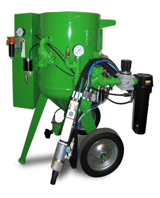 Masina de sablat cu abraziv umed (apa/nisip), rezervor 120 litri - FEVI-WATERBLAST-120