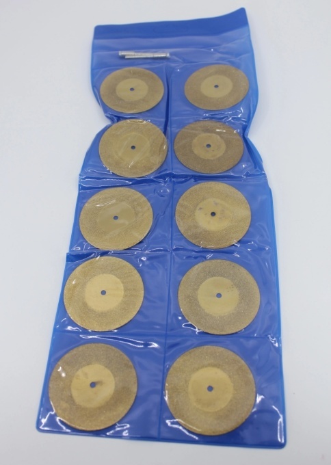 Set de 10 discuri diamantate taiat si slefuit ceramica 50mm si 2 axuri pentru CRIANO MPU350W - CNO-MPU350W-DD50