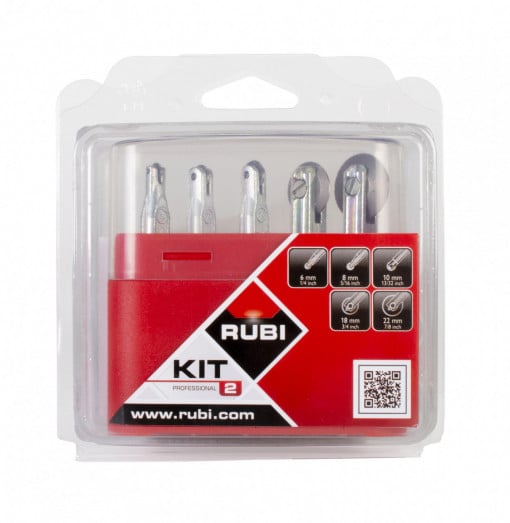 KIT 5 buc. Roata de taiere / marcare in cutie, ∅6-18mm - SILVER - RUBI