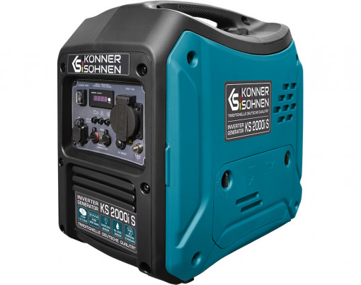 Generator de curent 2.0 kW inverter - benzina - insonorizat - Konner & Sohnen - KS-2000i-S