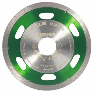 Disc Diamantat subtire pt. Portelan, Placi ceramice 115x22.2 (mm) Super Premium - BIHUI-DCDS115 spate