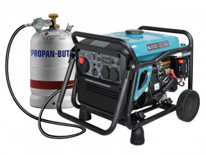 INDISPONIBIL! Generator de curent 4 kW inverter - HIBRID (GPL + Benzina) - Konner & Sohnen - KS-4100iEG