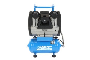 Compresor de aer cu piston fara ulei, silentios - 1.5 kW, 230 L/min, 9 bari - Rezervor 6 Litri - ABAC-START-QUIETE-OS20