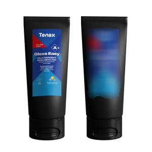 Adeziv transparent extra-puternic, pentru lipiri expuse si laminari - Tenax GLAXS Easy Part A, tub 300ml