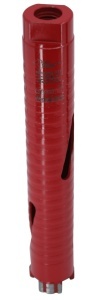 Carota diamantata Super PREMIUM ø32mm x 180mm x M16 pentru gaurire Beton armat, Zidarie, Granit - DXQZ.REDCORE.32