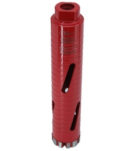 Carota diamantata Super PREMIUM ø41mm x 180mm x M16 pentru gaurire Beton armat, Zidarie, Granit - DXQZ.REDCORE.41