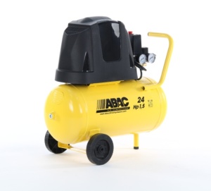 Compresor de aer cu piston, fara ulei - 1.1 kW, 160 L/min, 8 bari - Rezervor 24 Litri - ABAC-POLE-POSITION-B15-BASELINE