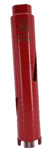 Carota diamantata Super PREMIUM ø38mm x 180mm x M16 pentru gaurire Beton armat, Zidarie, Granit - DXQZ.REDCORE.38