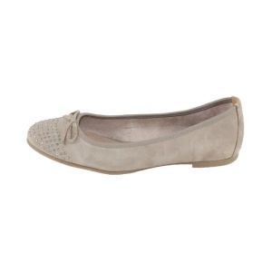 Balerini dama bej casual piele intoarsa cu talpa joasa s.Oliver 5-22107-24-Bej