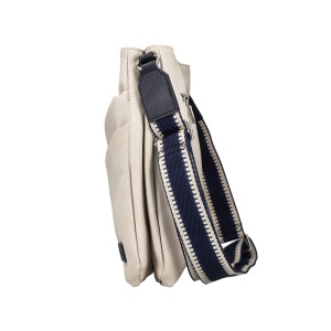 Geanta dama bej casual piele ecologica crossbody si de umar cu bareta reglabila Rieker H1004-60-Bej