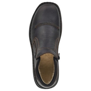 Ghete barbati maro casual piele naturala impermeabile imblanite cu talpa joasa Rieker 03072-25-Maro