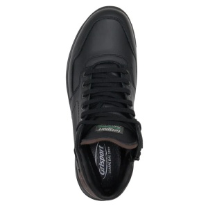 Ghete barbati negru casual piele naturala impermeabile cu talpa groasa Grisport 881025-44113A2G-Negru