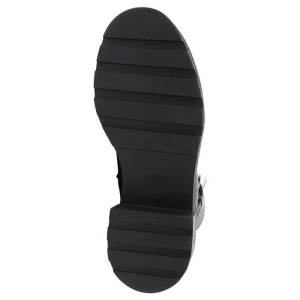 Ghete dama negru casual piele naturala imblanite cu toc Nicolis 144626-Negru