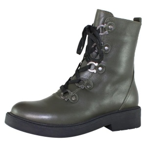 Ghete dama verde casual piele naturala cu toc Gitanos H19K3102-Verde