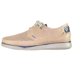 Pantofi barbati, bej, casual, piele naturala, cu talpa joasa, Fluchos Jones-F0461-Bej