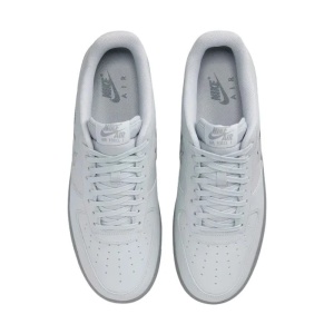 Pantofi barbati gri sport piele naturala cu talpa groasa Nike Air Force 1 Jewel HM0621-001-Gri