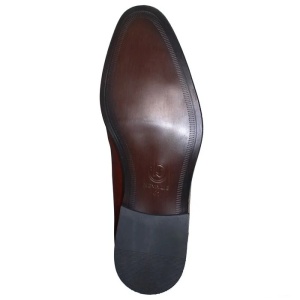 Pantofi barbati maro eleganti piele naturala cu toc Nevalis 127-S-Maro