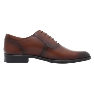 Pantofi barbati maro eleganti piele naturala cu toc Silesco 115-S-Maro