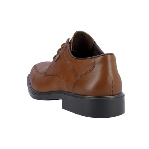 Pantofi barbati maro eleganti piele naturala impermeabili cu toc Rieker B0013-24-Maro