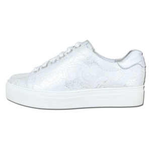 Pantofi dama, argintiu, casual, piele naturala, cu talpa joasa, Semler 62-787-5-Argintiu