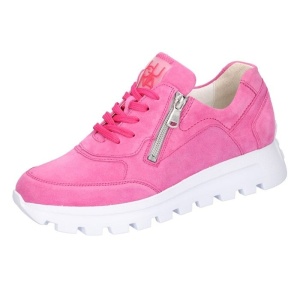 Pantofi dama fuchsia sport piele intoarsa cu talpa groasa Waldlaufer 993003-195-233-H-Ajala-Fuchsia