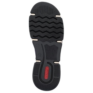 Pantofi dama mov casual piele ecologica cu talpa joasa Rieker 45973-30-Mov
