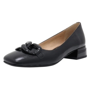 Pantofi dama negru eleganti piele naturala cu toc Epica HM1F3409-1301-A1229A-01-1-Negru