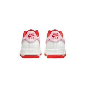 Pantofi dama rosu sport piele naturala cu talpa groasa Nike Air Force 1 BG HV5165-121-Rosu
