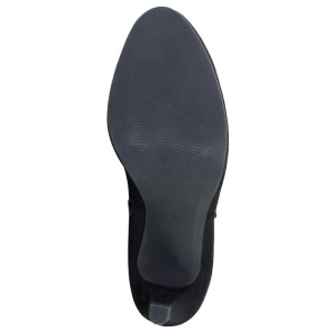 Botine dama negru elegante din material textil cu toc Marco Tozzi 2-25342-23-001-Negru