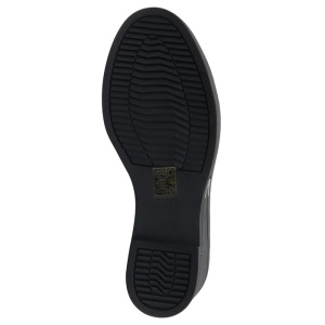 Cizme dama negru elegante piele intoarsa scurte cu platforma Epica JIJI50091-01-I-Negru