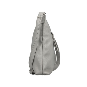 Geanta dama gri casual piele ecologica crossbody si de umar cu bareta reglabila Rieker H1073-40-Gri