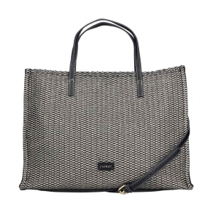 Geanta dama, negru, casual, material sintetic, de umar, cu bareta reglabila si detasabila, Rieker H1074-92-Negru