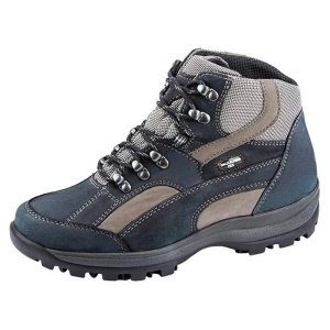 Ghete dama albastru inchis sport piele naturala impermeabile cu talpa joasa Waldlaufer 471900-911-307-Holly-Albastru-Inchis