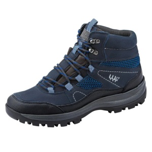 Ghete dama albastru inchis sport piele naturala impermeabile cu talpa joasa Waldlaufer 471974-501-954-Holly-Albastru-Inchis
