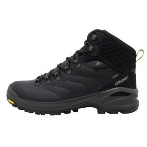 Ghete, negru, sport, piele naturala, impermeabile, cu talpa groasa, Grisport 876900-15203D44G-Negru