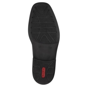 Pantofi barbati maro casual piele naturala cu toc Rieker B0803-24-Maro