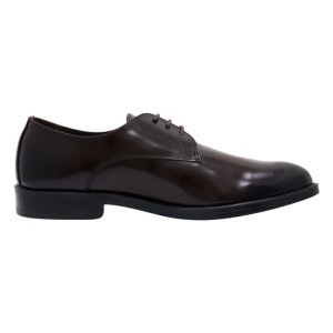 Pantofi barbati maro eleganti piele naturala lacuita cu toc Silesco 140-SL-Maro