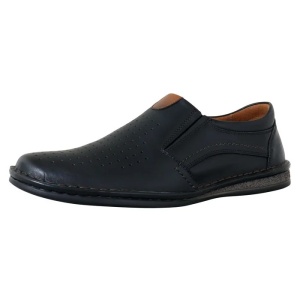 Pantofi barbati negru casual piele naturala cu talpa joasa Krisbut 4978A-5-9-Negru
