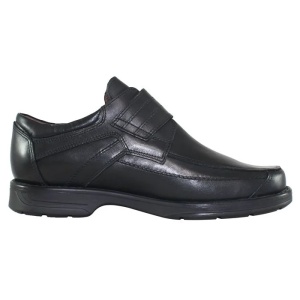 Pantofi barbati negru casual piele naturala cu talpa joasa Nicolis 24049-Negru