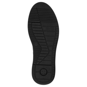 Pantofi barbati negru casual piele naturala cu talpa joasa Rieker 10450-00-Negru