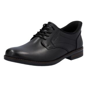 Pantofi barbati negru casual piele naturala cu toc Rieker 10353-00-Negru